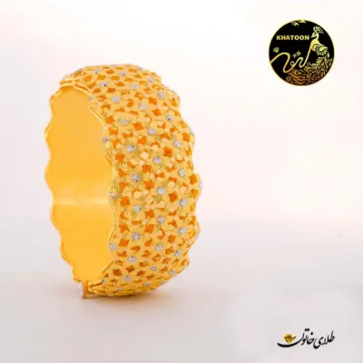 دستبند پیچی بحرینی طلا