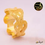 دستبند پیچی بحرینی طلا کد 2235