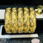 النگو تک پوش سبک طلا کد 1571